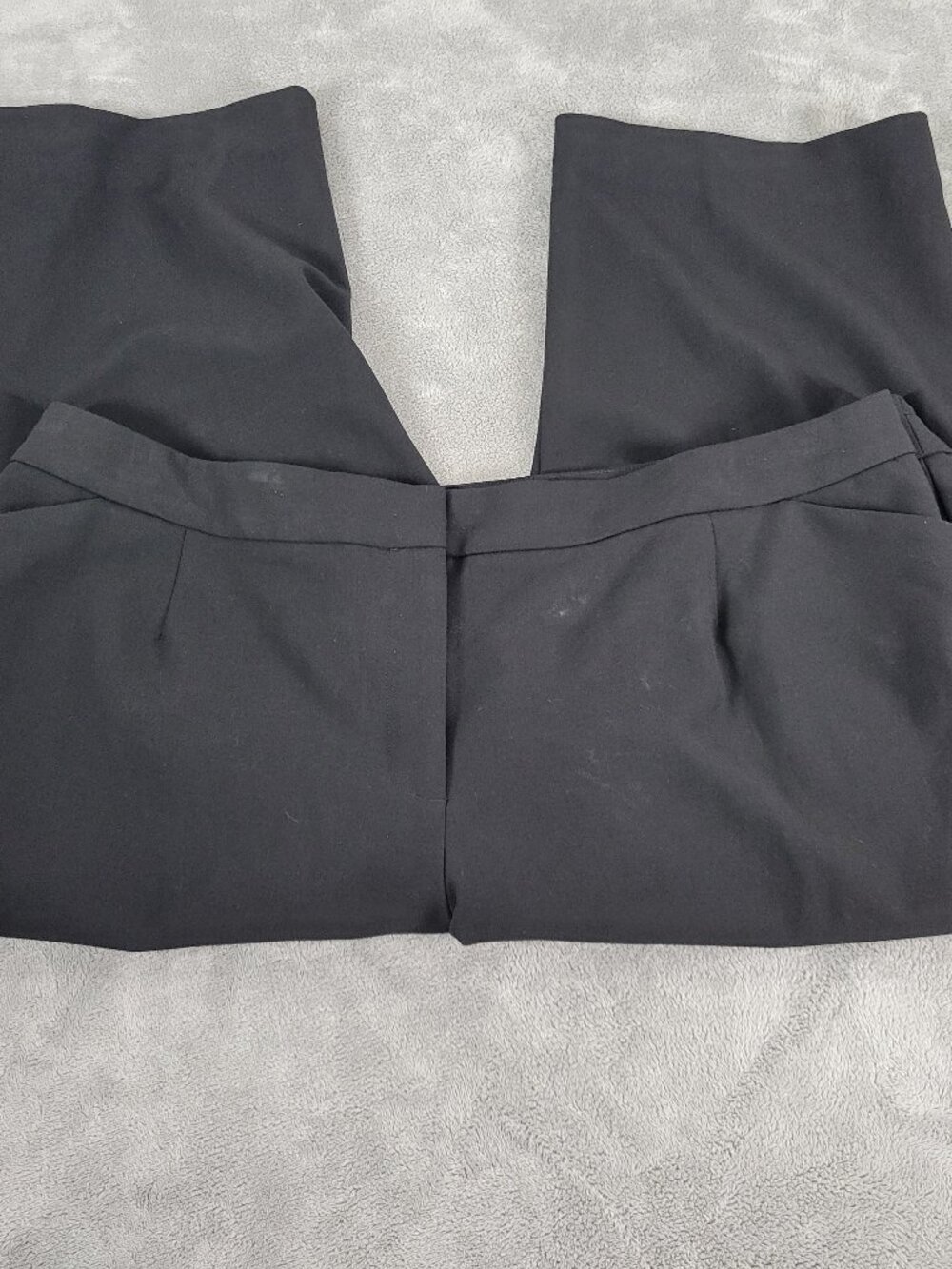 Talbots Heritage Womens 24W Black Capri Dress Pants Stretch Elastic BLA180E